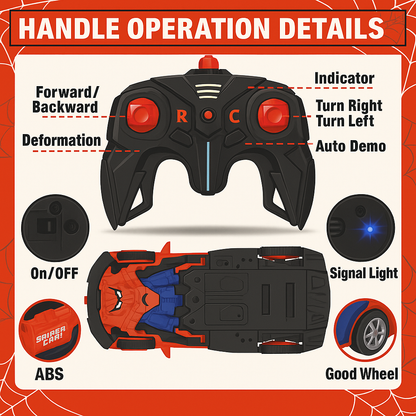SpidyRacer™ Transforming RC Car